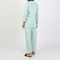 Women's Western Co-Ord Set - Sea Green