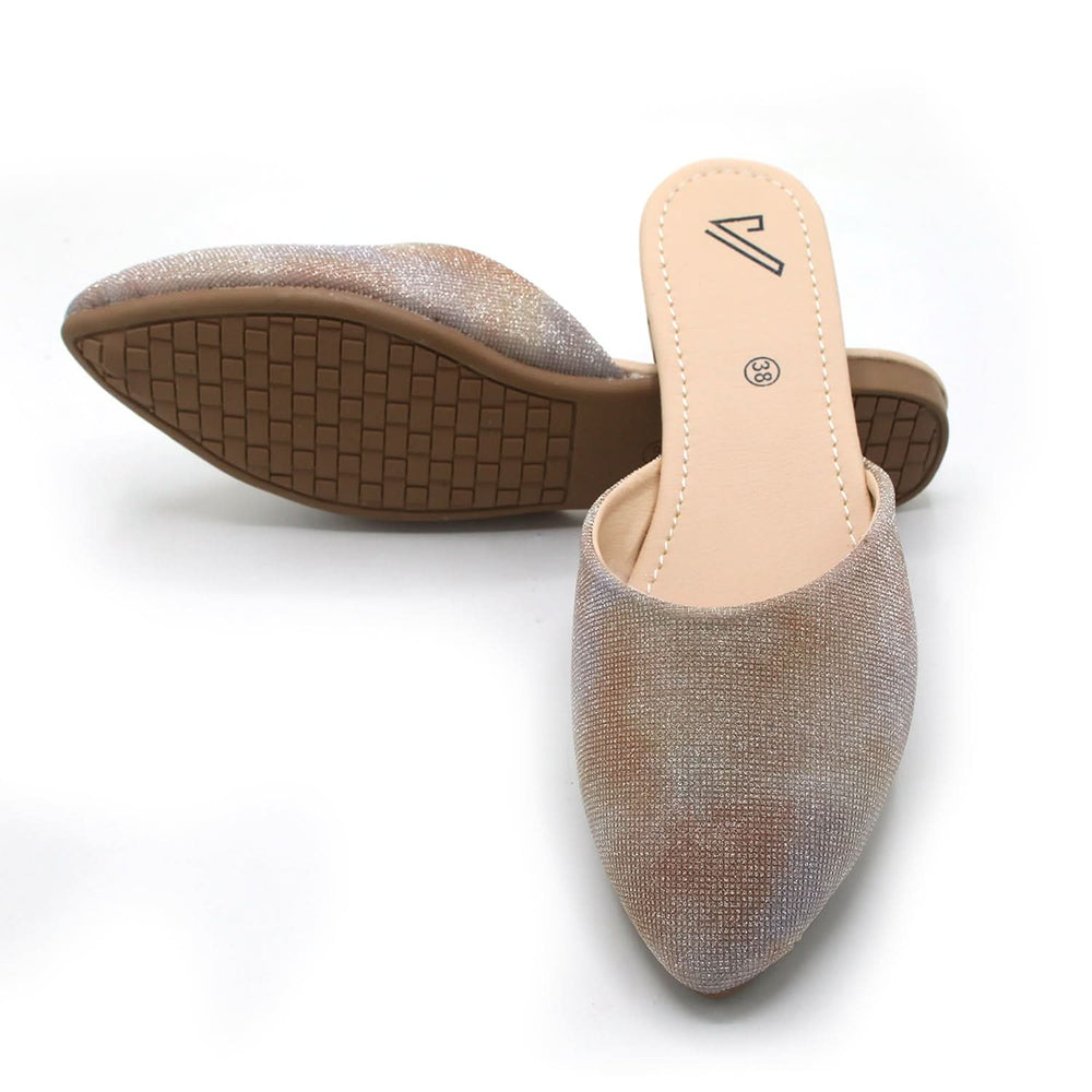 Valuable Women's Backless Pump - Fawn, Women Backless Pumps, Chase Value, Chase Value
