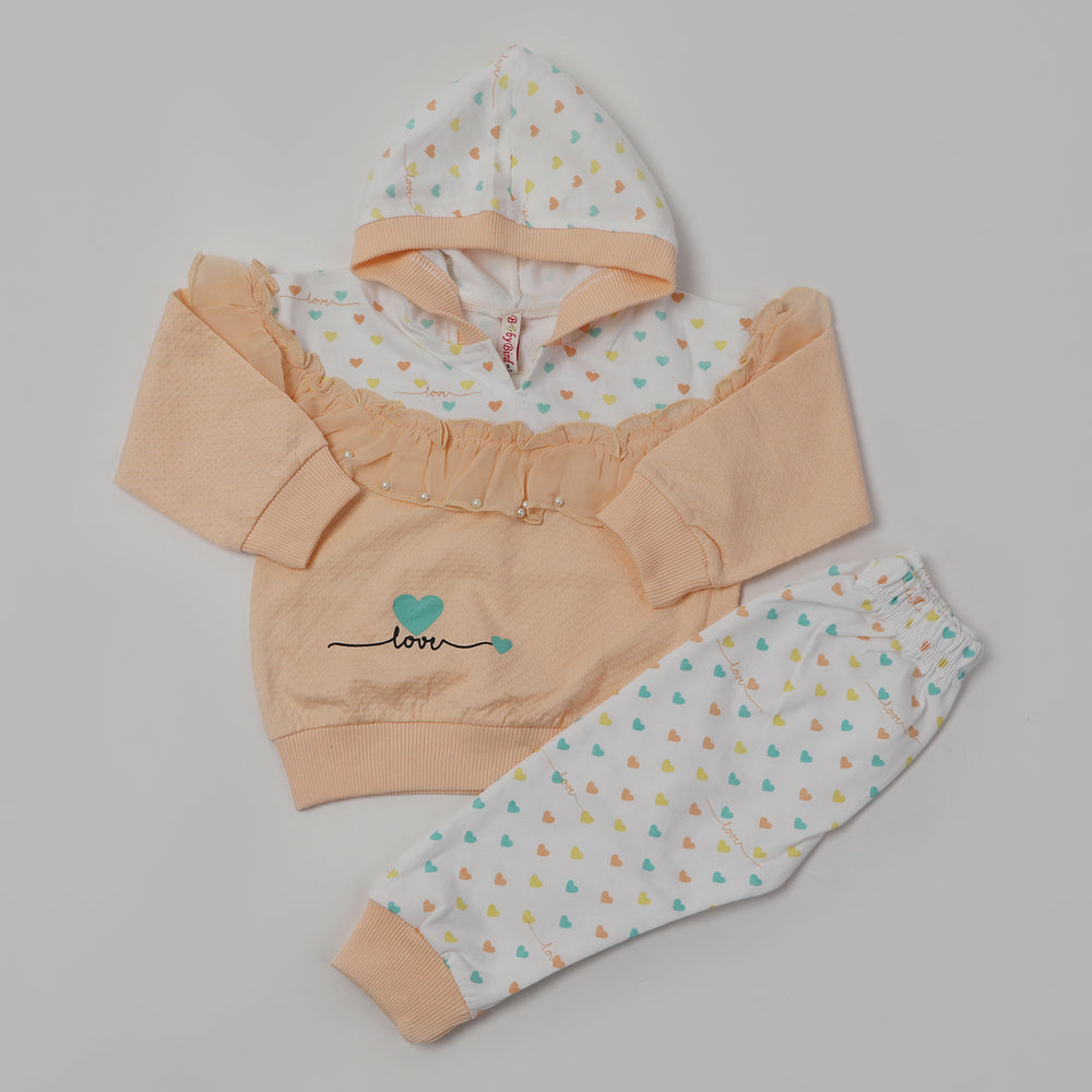 Girls Full Sleeve Tights Suit - Orange, Girls Suits, Chase Value, Chase Value