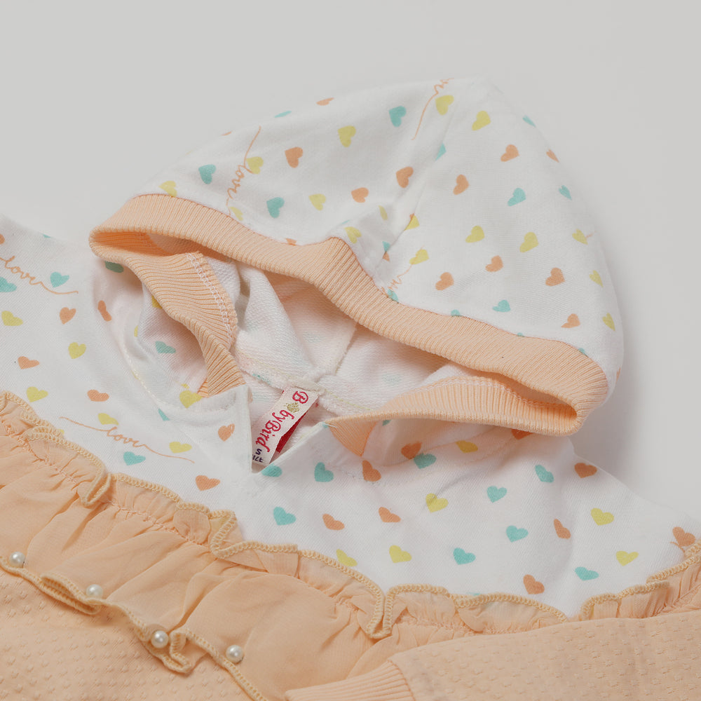 Girls Full Sleeve Tights Suit - Orange, Girls Suits, Chase Value, Chase Value