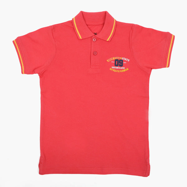 Eminent Boys Polo T-Shirt - Red