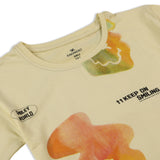 Eminent Girls Half Sleeves T-Shirt - Cream, Girls T-Shirts, Eminent, Chase Value