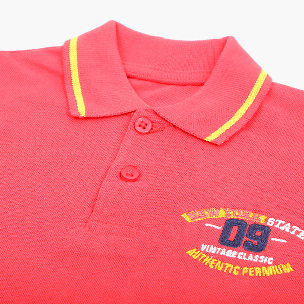 Eminent Boys Polo T-Shirt - Red