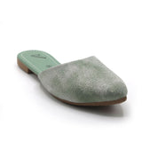 Valuable Women's Backless Pump - Green, Women Backless Pumps, Chase Value, Chase Value