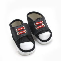 Newborn Boys Long Shoe - Black