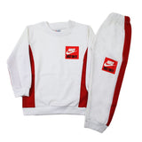 Boys Full Sleeves Pajama Suit - White, Boys Sets & Suits, Chase Value, Chase Value