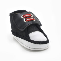 Newborn Boys Long Shoe - Black