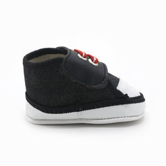 Newborn Boys Long Shoe - Black