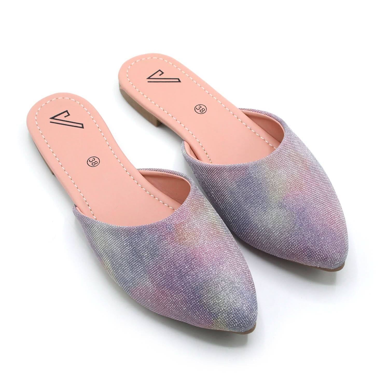 Valuable Women's Backless Pump - Peach, Women Backless Pumps, Chase Value, Chase Value