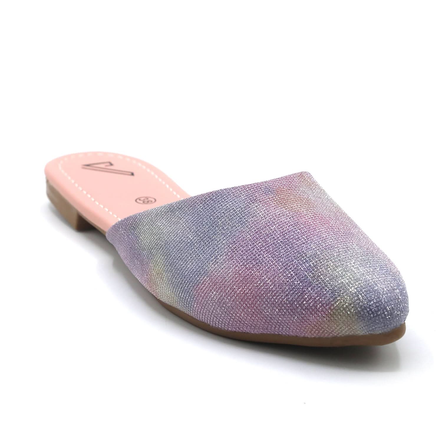 Valuable Women's Backless Pump - Peach, Women Backless Pumps, Chase Value, Chase Value
