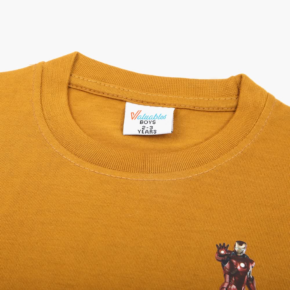 Boys Half Sleeves T-Shirt - Mustard, Boys T-Shirts, Chase Value, Chase Value