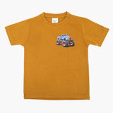 Boys Half Sleeves T-Shirt - Mustard, Boys T-Shirts, Chase Value, Chase Value
