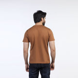 Valuable Men's Half Sleeves T-Shirt - Brown, Men's T-Shirts & Polos, Chase Value, Chase Value