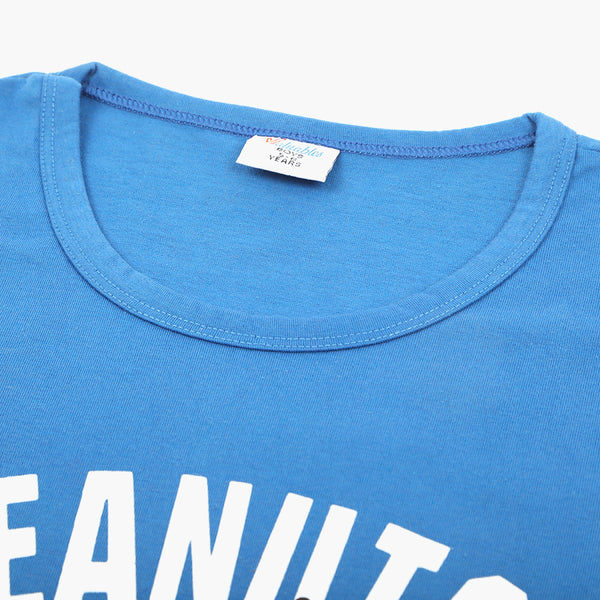 Boys Sando T-Shirt - Blue