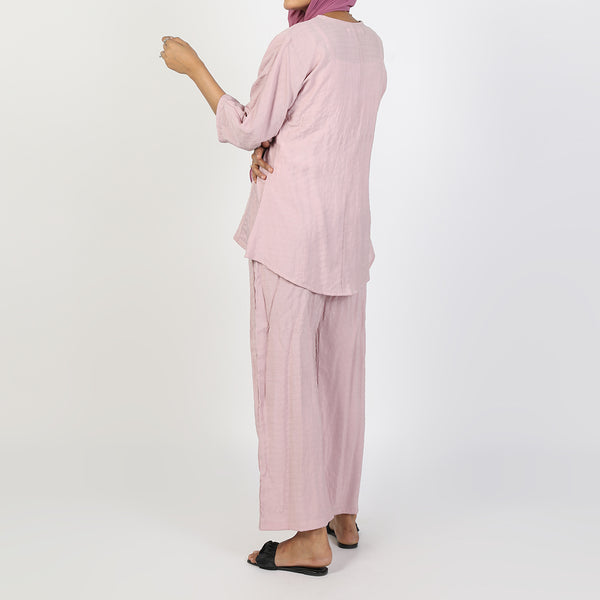 Women's Western Co-Ord Set - Light Purple