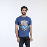 Valuable Men's Half Sleeves T-Shirt - Blue, Men's T-Shirts & Polos, Chase Value, Chase Value