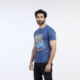 Valuable Men's Half Sleeves T-Shirt - Blue, Men's T-Shirts & Polos, Chase Value, Chase Value