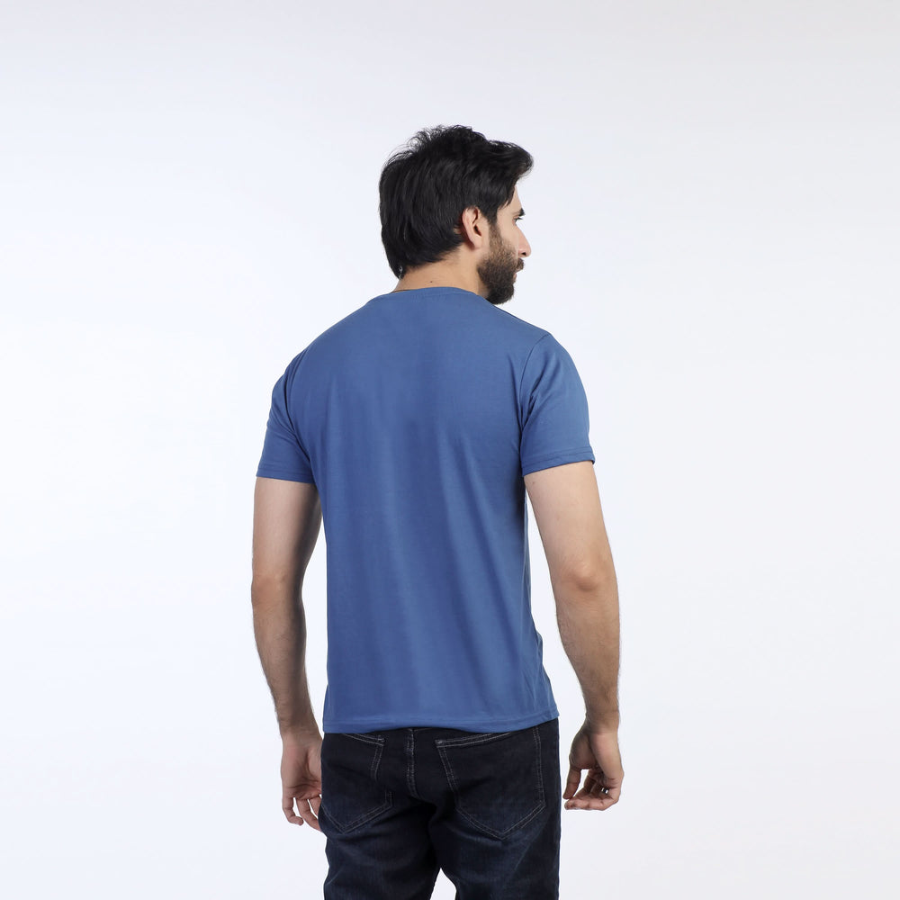 Valuable Men's Half Sleeves T-Shirt - Blue, Men's T-Shirts & Polos, Chase Value, Chase Value