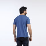 Valuable Men's Half Sleeves T-Shirt - Blue, Men's T-Shirts & Polos, Chase Value, Chase Value