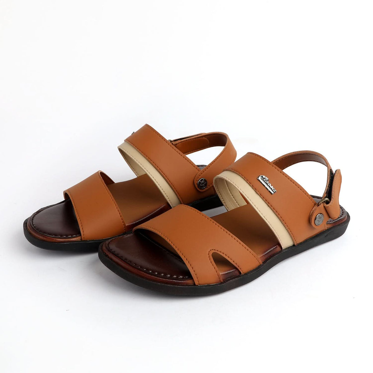 Men's Sandal - Mustard, Men's Sandals, Chase Value, Chase Value