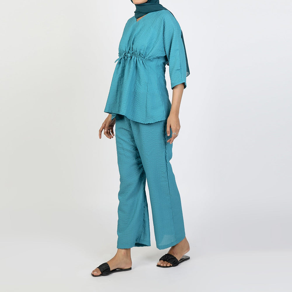 Women's Western Co-Ord Set - Steel Green, Women Co-Ord Set, Chase Value, Chase Value