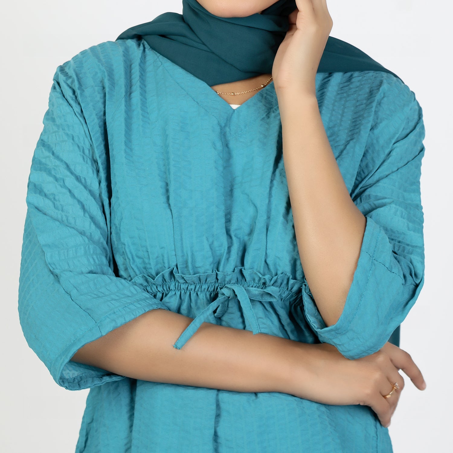 Women's Western Co-Ord Set - Steel Green, Women Co-Ord Set, Chase Value, Chase Value