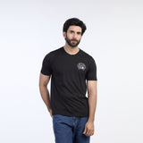 Men's Drop Shoulder Half Sleeves T-Shirt - Black, Men's T-Shirts & Polos, Chase Value, Chase Value