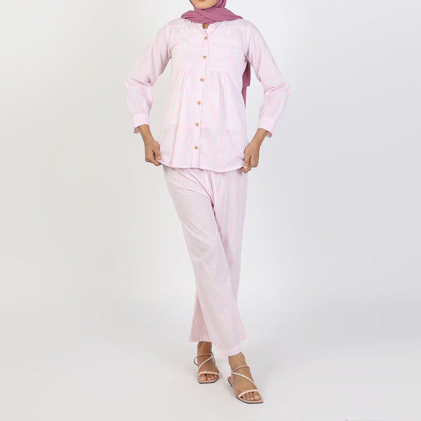 Women's Western Co-Ord Set - Pink