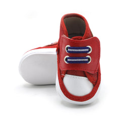 Newborn Boys Long Shoe - Red