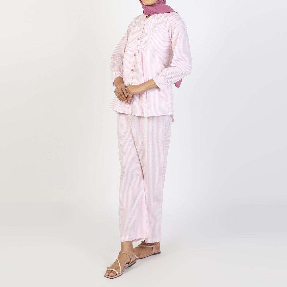 Women's Western Co-Ord Set - Pink, Women Co-Ord Set, Chase Value, Chase Value