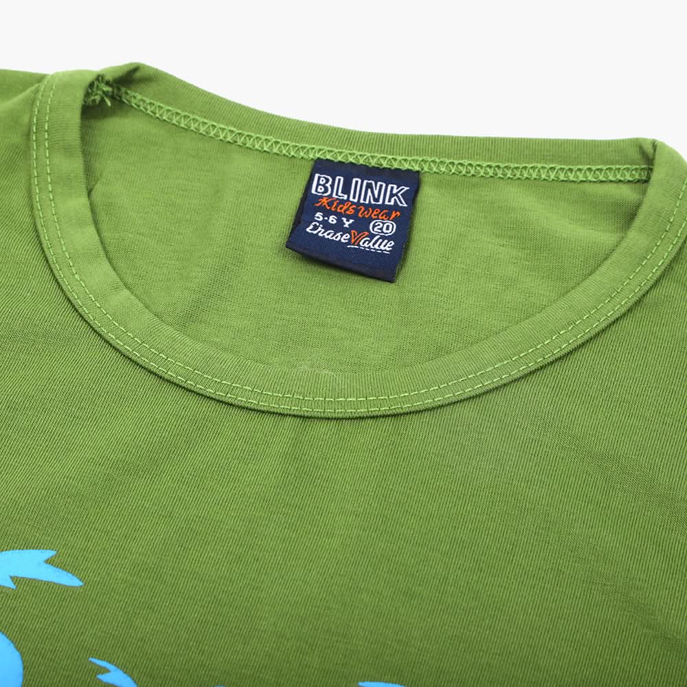 Boys Sando T-Shirt - Olive Green, Boys Sando, Chase Value, Chase Value