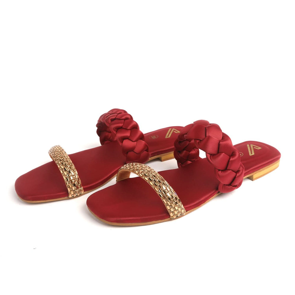 Women's Slipper - Maroon, Women Slippers, Chase Value, Chase Value