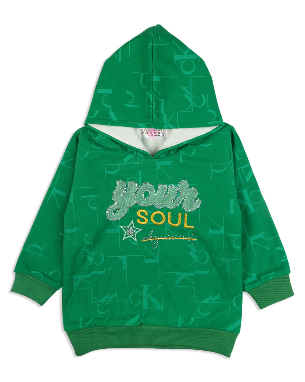 Girls’ Hooded Full Sleeves T-Shirt, Girls T-Shirts, Chase Value, Chase Value