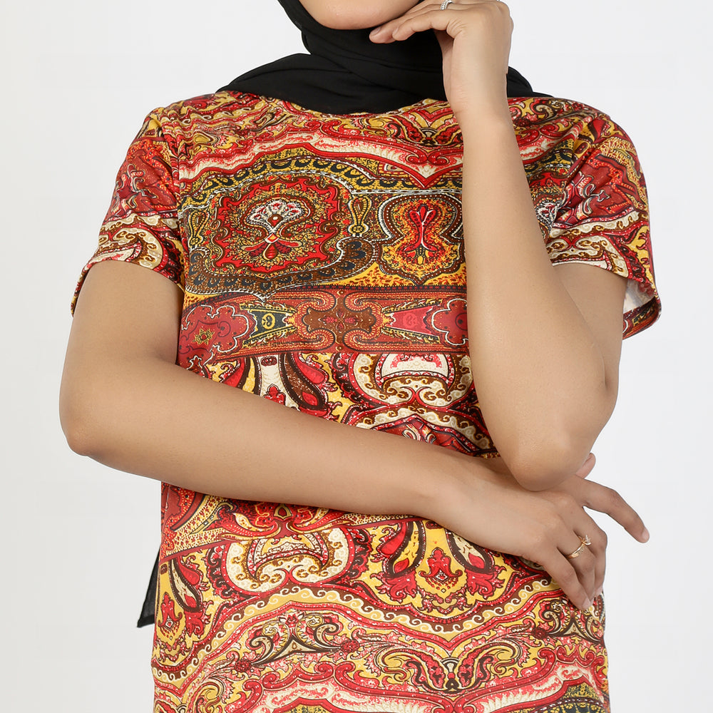 Women's Printed Half Sleeves Suit - Multi Color, Women Co-Ord Set, Chase Value, Chase Value