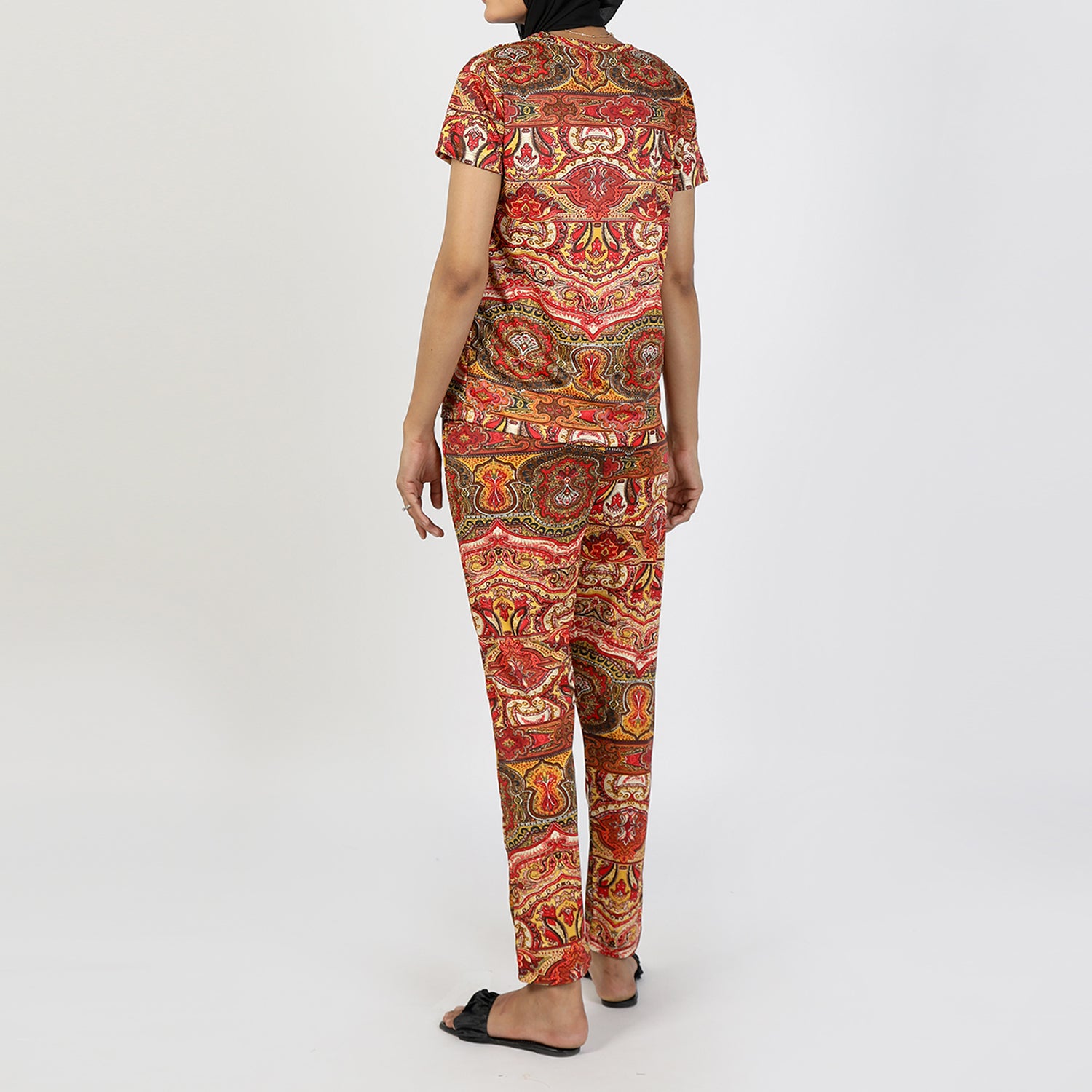 Women's Printed Half Sleeves Suit - Multi Color, Women Co-Ord Set, Chase Value, Chase Value