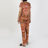 Women's Printed Half Sleeves Suit - Multi Color, Women Co-Ord Set, Chase Value, Chase Value