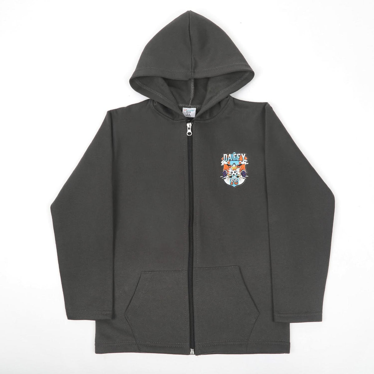 Boys Full Sleeves Hoodie - Dark Grey, Boys Hoodies & Sweat Shirts, Chase Value, Chase Value