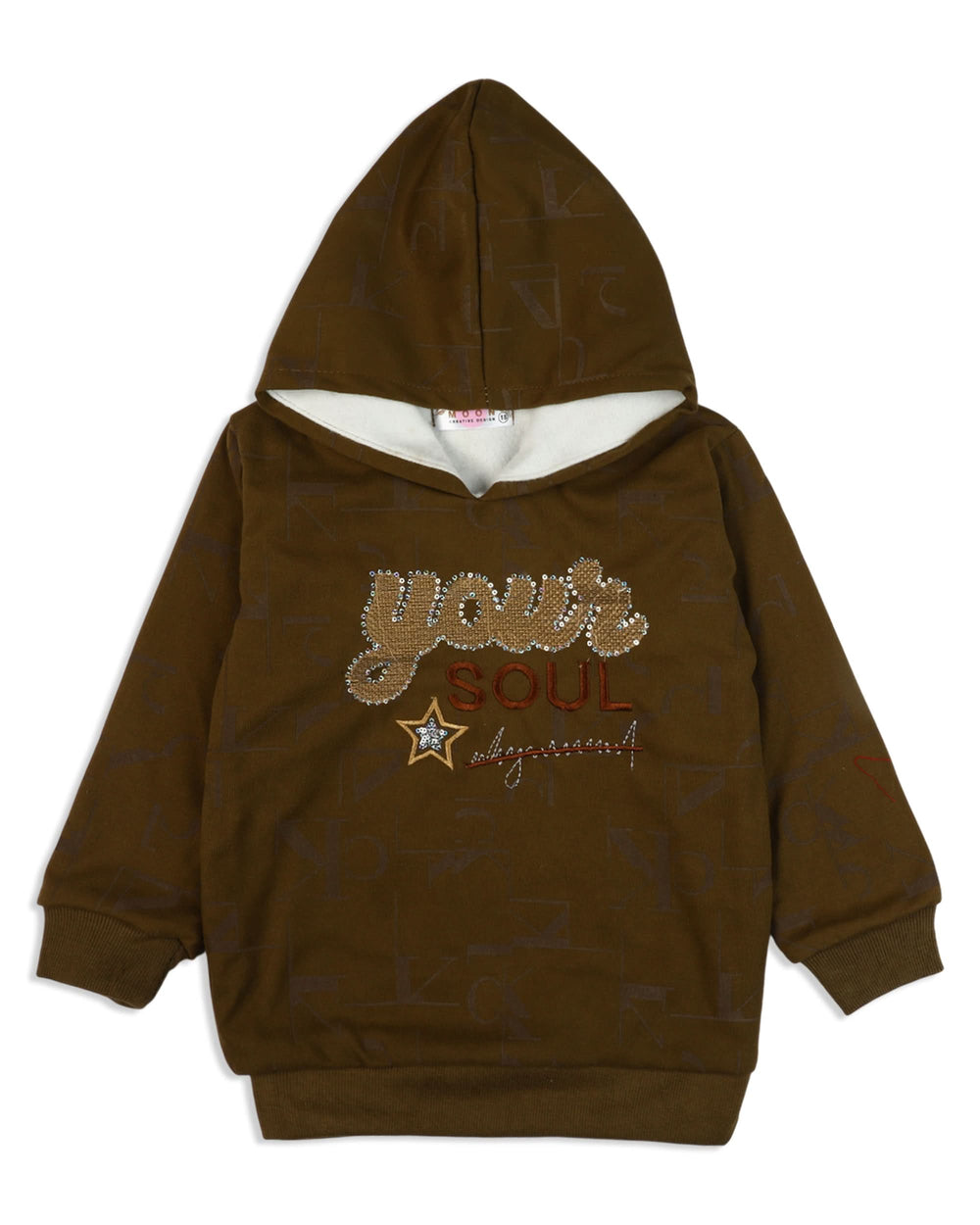 Girls’ Hooded Full Sleeves T-Shirt, Girls T-Shirts, Chase Value, Chase Value