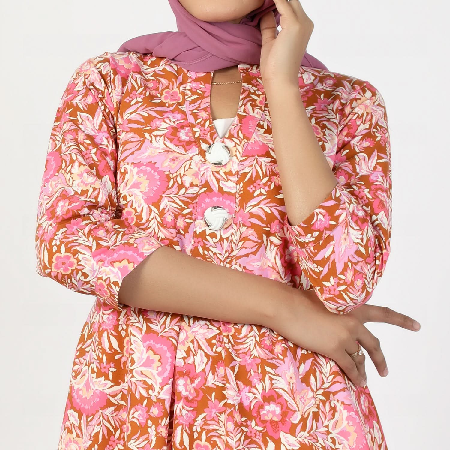 Women's Jalpari Printed Kurti - Tea Pink, Women Ready Kurtis, Chase Value, Chase Value