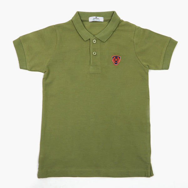 Eminent Boys Polo T-shirt - Olive Green