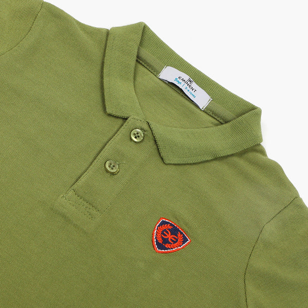 Eminent Boys Polo T-shirt - Olive Green