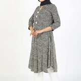 Women's Jalpari Printed Kurti - Skin, Women Ready Kurtis, Chase Value, Chase Value