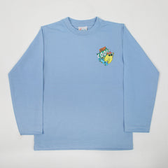 Boys Full Sleeves T-Shirt - Light Blue