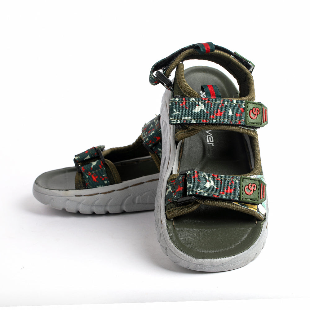 Boys Kito Sandal - Green, Boys Sandals, Chase Value, Chase Value