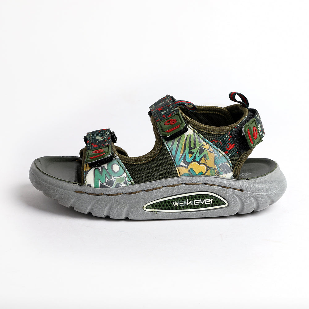 Boys Kito Sandal - Green, Boys Sandals, Chase Value, Chase Value