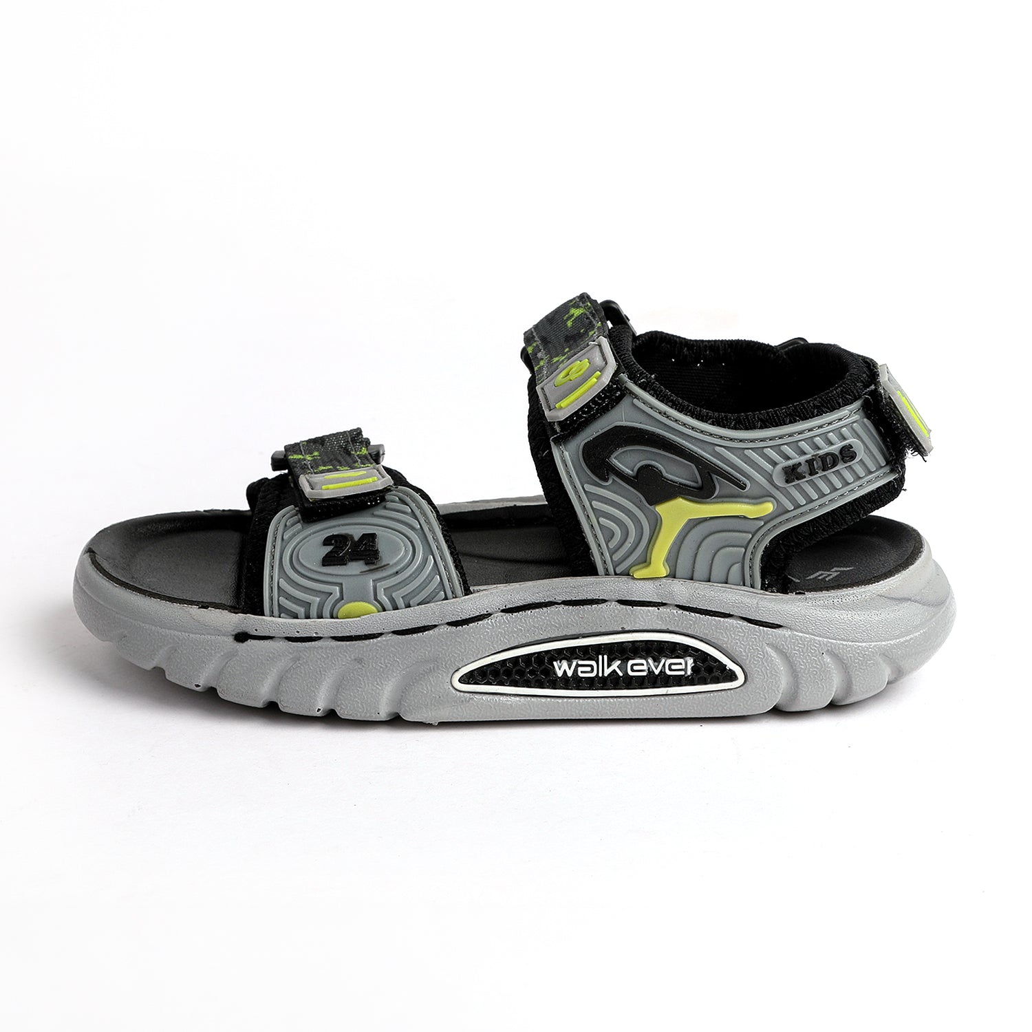 Boys Kito Sandal - Grey, Boys Sandals, Chase Value, Chase Value