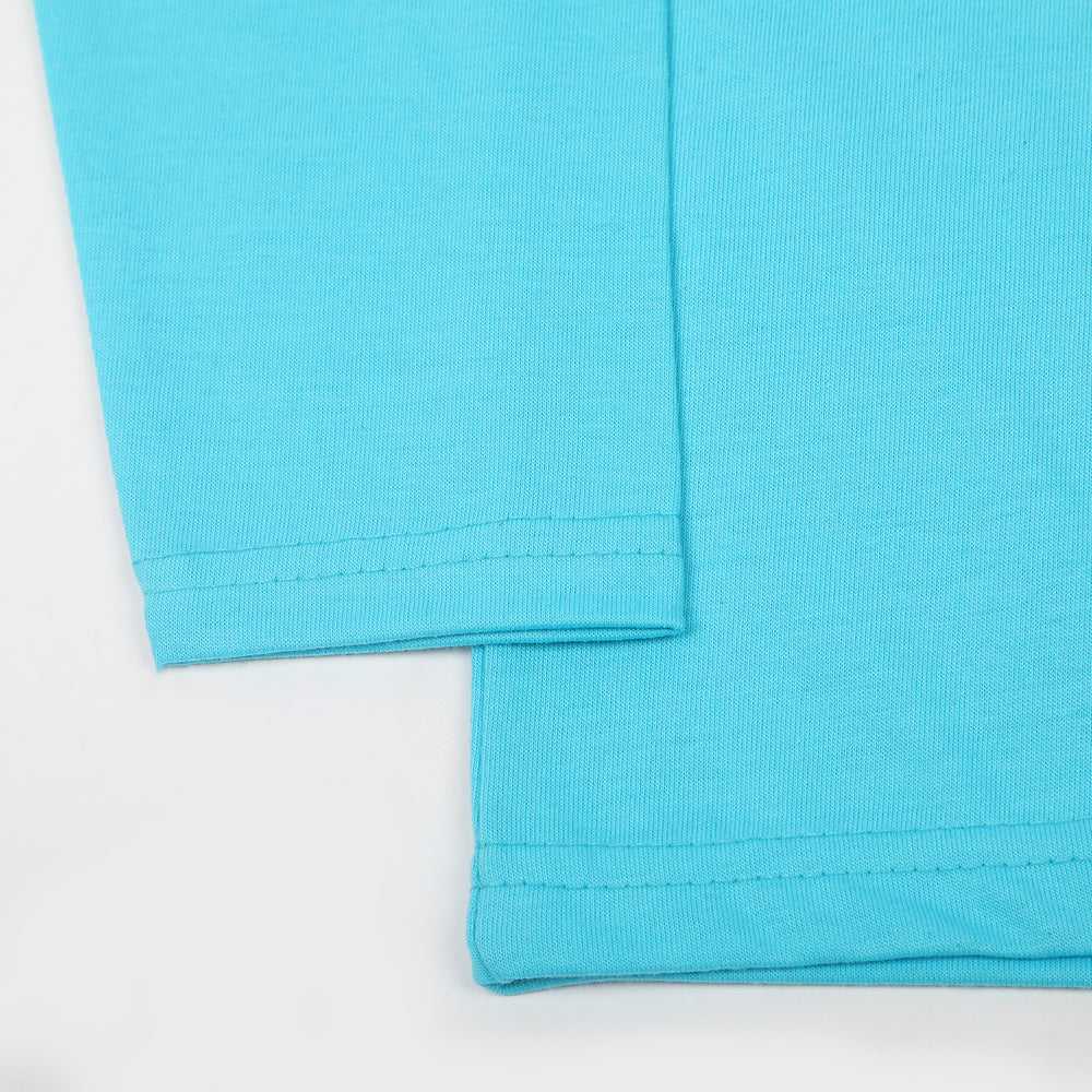 Boys Full Sleeves T-Shirt - Cyan, Boys T-Shirts, Chase Value, Chase Value