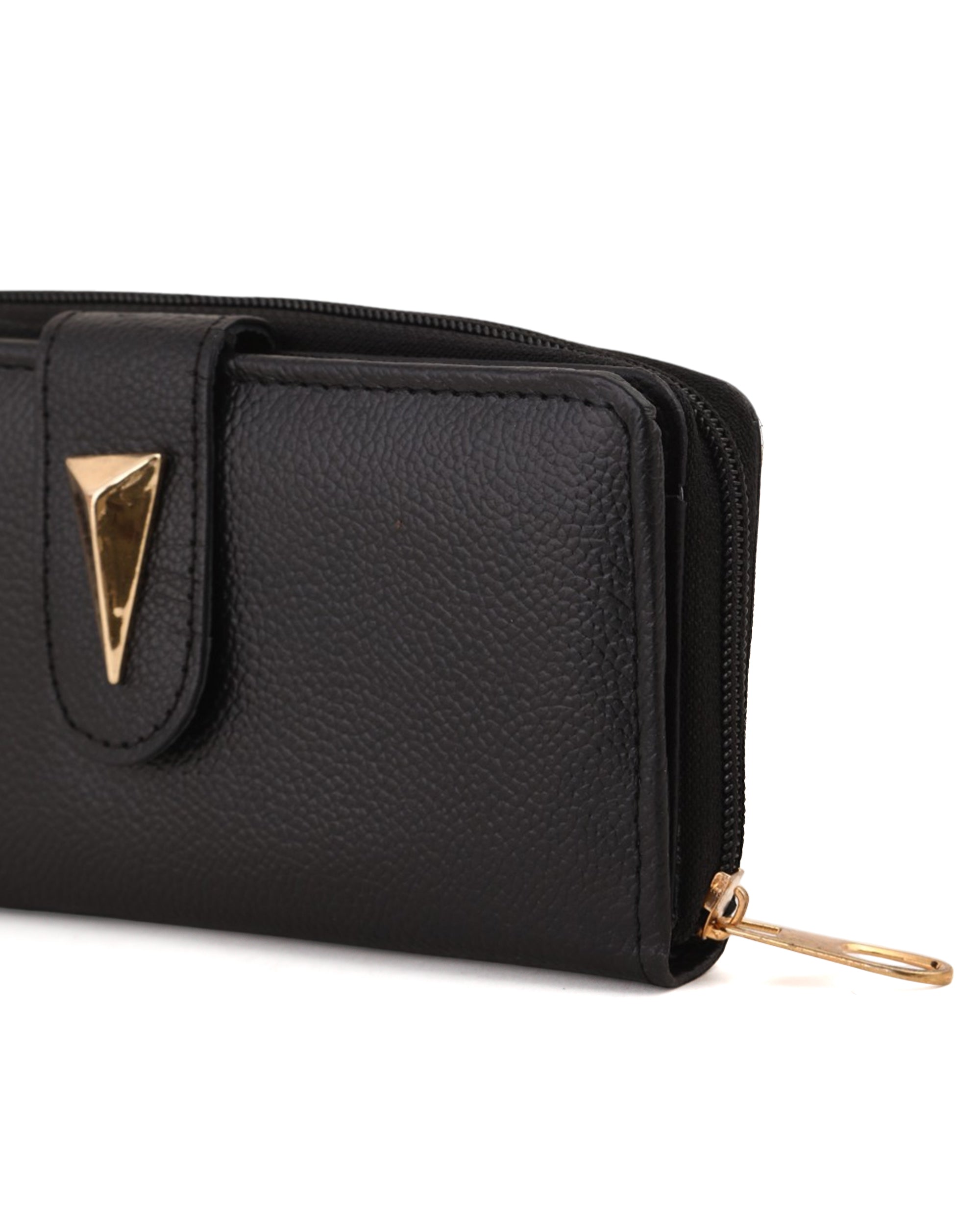 Women's Leather Zipper Wallet