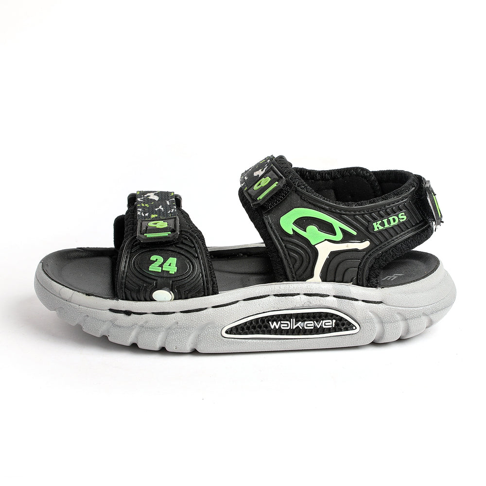 Boys Kito Sandal - Black, Boys Sandals, Chase Value, Chase Value