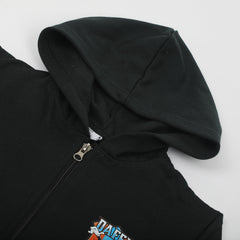 Boys Full Sleeves Hoodie - Dark Green